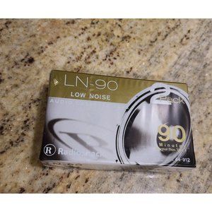 Radio Shack LN-90 Low Noise Audio Cassette Tape 90 Minute 2 Pack Sealed NEW